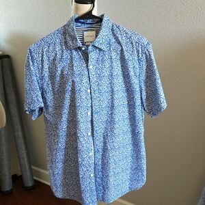 Denim & Flower Blue and White Floral Shirt